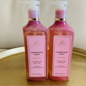 Bath & body works White Barn Champagne Toast Cleansing Gel Hand Soap New BBW